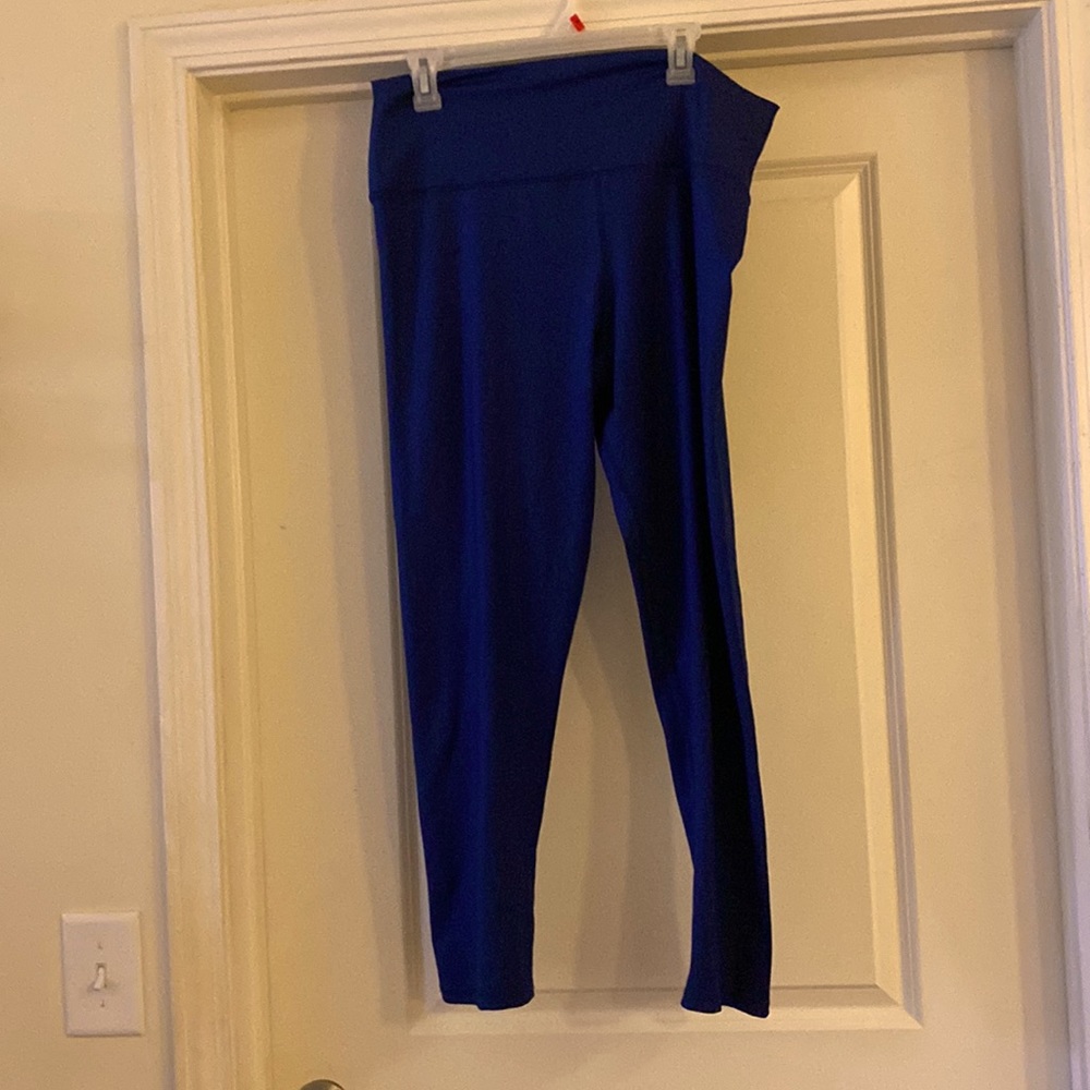 Womens Blue Leggings